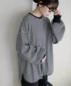 DISCORT WEB限定 ワッフルロンT