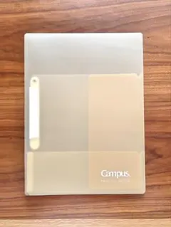 【未使用品】［Campus］A4 ファイル 見開き ポケット付き　イエローのサムネイル