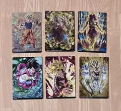 【開封済み】ドラゴンボール イタジャガ 6-25 SSR 孫悟空 等6枚