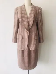 【レリアン】コットンシルク　スカートスーツ