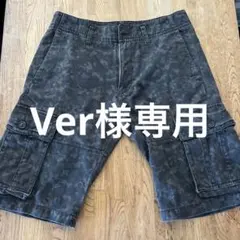 BURBERRY BLACK LABEL 迷彩柄 カーゴハーフパンツ 76のサムネイル