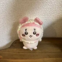 ちいかわ おすわり ぬいぐるみ ぬい服 ボンネット 帽子