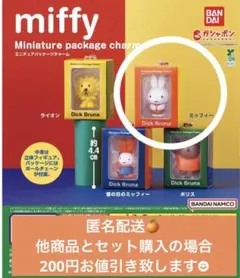 匿名配送　miffy ミニチュアパッケージチャーム ミッフィー