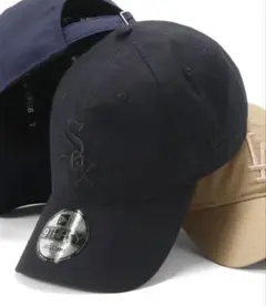 New Era 9THIRTY ブラックキャップ