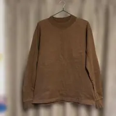 MHL. コットン スウェット カットソー ブラウン Lサイズ