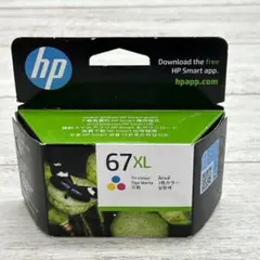 HP 67 XL 純正 インクカートリッジ ブラック 黒 3色のサムネイル