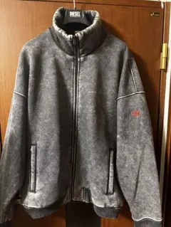 DIESEL フリースジャケット グレー
