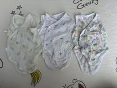 ユニクロ ベビー肌着 前開き 3点セット