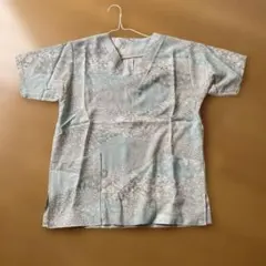 幾何学模様 Vネックチュニック