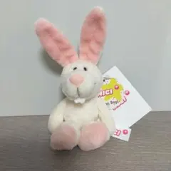 新品未使用　NICI ニキ キーリング ウサギ　ラビット　ペッシュのサムネイル
