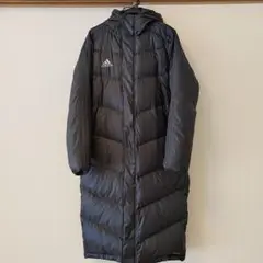 美品adidas ブラック ダウンベンチコート