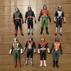 仮面ライダーソフビフィギュア8体セット レジェンドライダーシリーズ