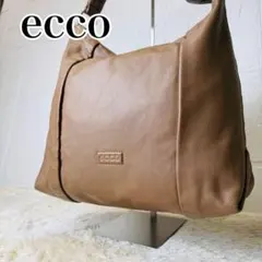【美品】 ECCO エコー レザー トートバッグ 大容量 ワンショルダーのサムネイル