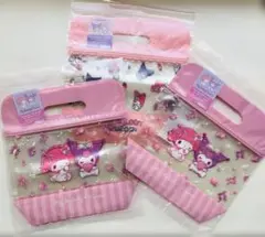 【12時間以内発送！】サンリオのマイメロディとクロミ　底マチハンドルバッグ