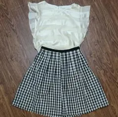 【LAISSE PASSE】レッセパッセ　シルク混スカート　Mサイズのサムネイル