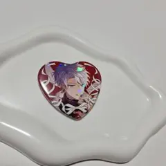 まほやく セブンネット バレンタインデーホログラムハート缶バッジ