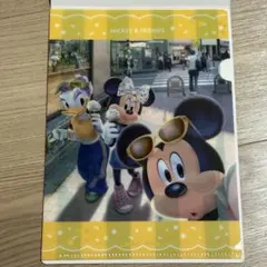 MICKEY & FRIENDS WITH YOU mini クリアファイル　C