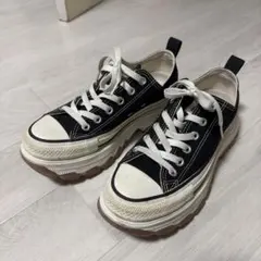 CONVERSE 厚底スニーカー ブラック 24.5cmのサムネイル
