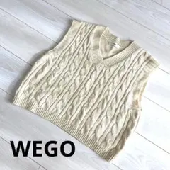 ケーブルニット ベスト