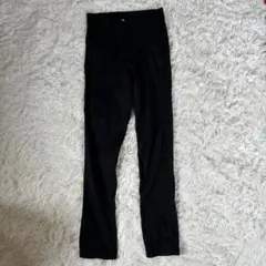 alysi 黒 リネン混スキニーパンツ 前後ポケット付き