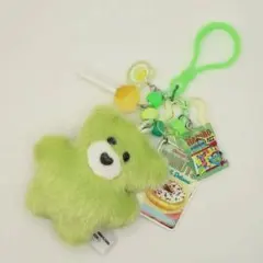 mojojojo ぬいぐるみ Matcha黄緑 グミ じゃらじゃらキーホルダー