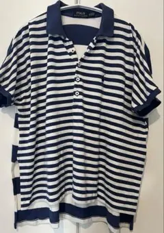 【美品】POLO Ralph Lauren ボーダーポロシャツ　XS（TP）