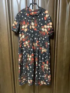 新品　カネコイサオ 綿☆クロッシェ襟　ワンピース パープル 2025年最新Yahoo!オークション -カネコイサオ ワンピースの中古品