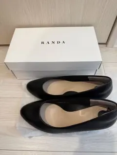 美品　【走れる美脚パンプス】3E幅広　快適パンプス