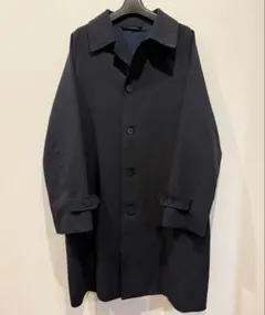新品同様 GU ネイビー トレンチコート Sサイズ ロング丈 オーバーサイズ