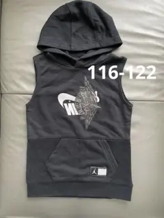 エアジョーダン ナイキ フード付きノースリーブ タンクトップ 116-122cm