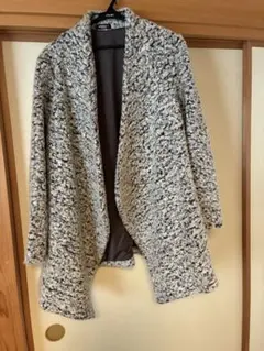ニット風オープンフロントジャケット