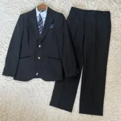 【美品】ヒロミチ ナカノ 男の子 黒 フォーマルスーツ　160