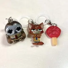 新品未使用★ズートピア めじるしアクセサリー ニック他 3種セット