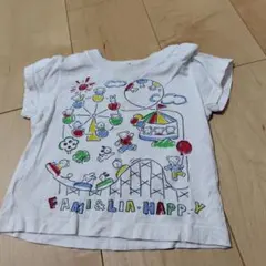 familiar Tシャツ サイズ80 遊園地デザイン