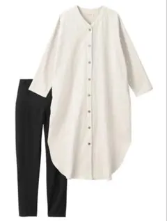 エンジェリーベ　ぷくぷくダブルガーゼＶネックワンピ＆産前産後 パジャマ　未使用