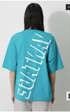 アズール　VANTAGE TEE オーバーTシャツ　ターコイズのサムネイル