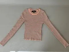 FOREVER21 ストライプ 長袖ニット S