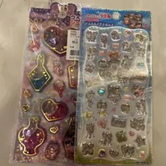 ウォーターシール　名探偵プリキュア ジュエルプチドロップ　ストーンつき　ラブ友