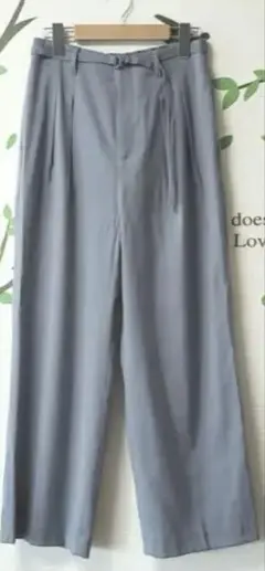 green label relaxingワイドパンツ