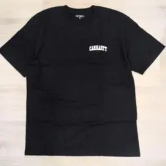 新品未使用カーハート WIP カレッジロゴ Tシャツ 黒 XL ゆるだぼ 半袖