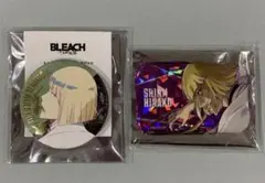 ☆BLEACH 平子真子 ホロ加工 スクエア 缶バッジ ジュエル 缶バッジ 2点