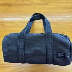 Porter ミニドラムバッグ　スモーキー　デニム