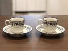 オールドノリタケ　ブルーミング　Blueming 2客