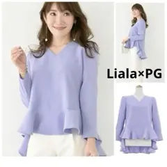 Liala×PG パワーショルダー コクーンペプラム ブラウス - メルカリ