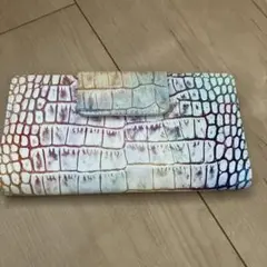 クロコダイル風長財布