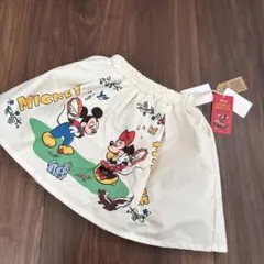 リトシー　ミッキー・ミニー プリントスカート アイボリー