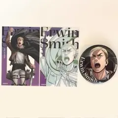 進撃の巨人 缶バッジ クリアカード エルヴィン WIT STUDIO