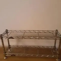 Luminous　ルミナス　2段スチールラック スパイスラック