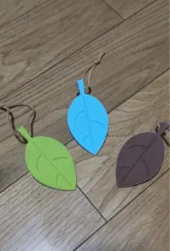 葉っぱ型シリコンドアストッパー　3点セット