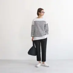 SAINT JAMESセントジェームス▪️NAVALナヴァルボーダー 白×黒